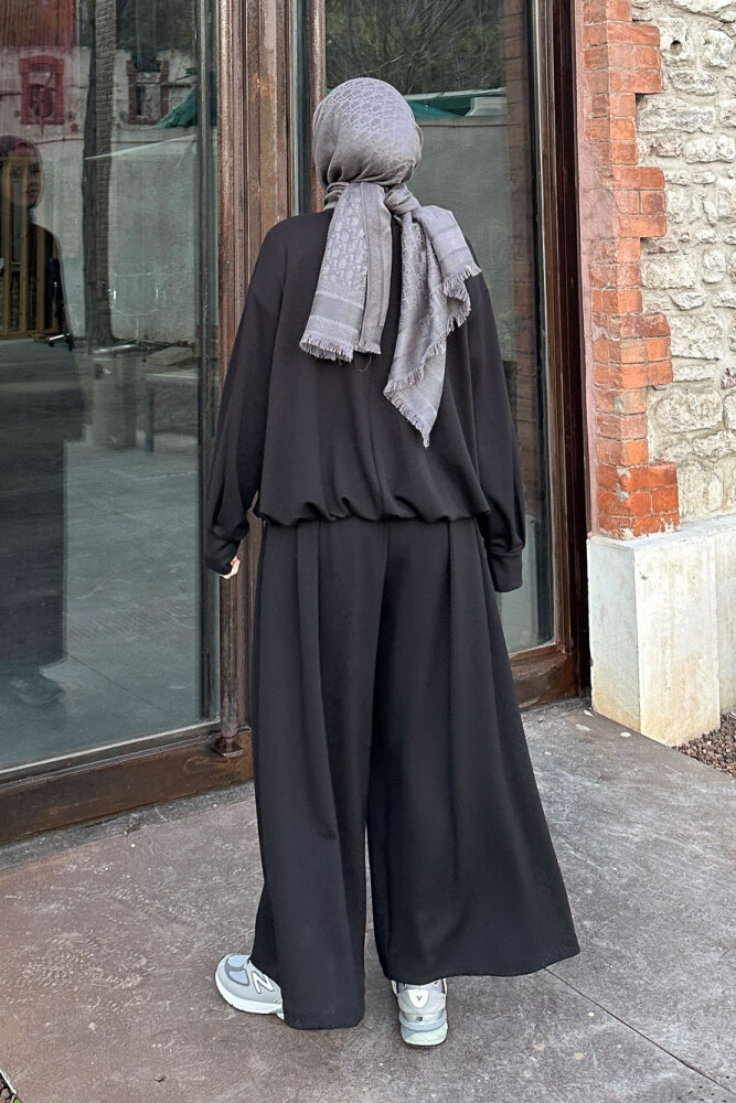 Pure Comfort Modal Takım - Siyah - 7