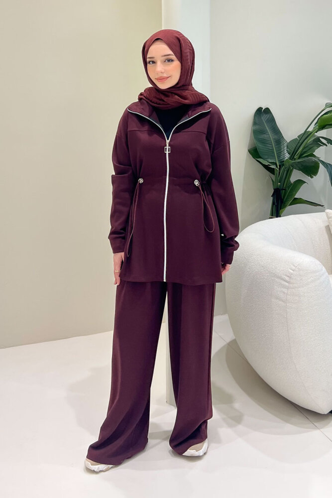 Renata Pantolon Takım - Bordo - QUB (5)