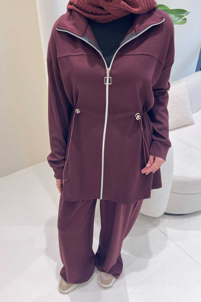 Renata Pantolon Takım - Bordo - QUB (2)