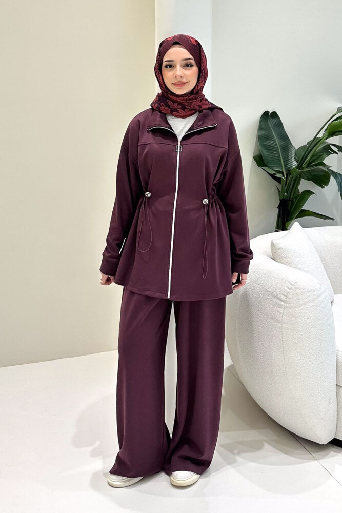 Renata Pantolon Takım - Mürdüm - 6