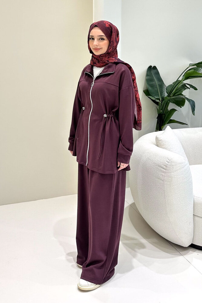 Renata Pantolon Takım - Mürdüm - 7