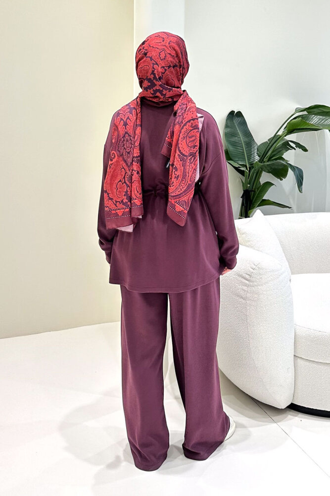 Renata Pantolon Takım - Mürdüm - 8