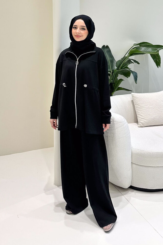 Renata Pantolon Takım - Siyah - 4