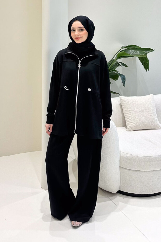 Renata Pantolon Takım - Siyah - 1