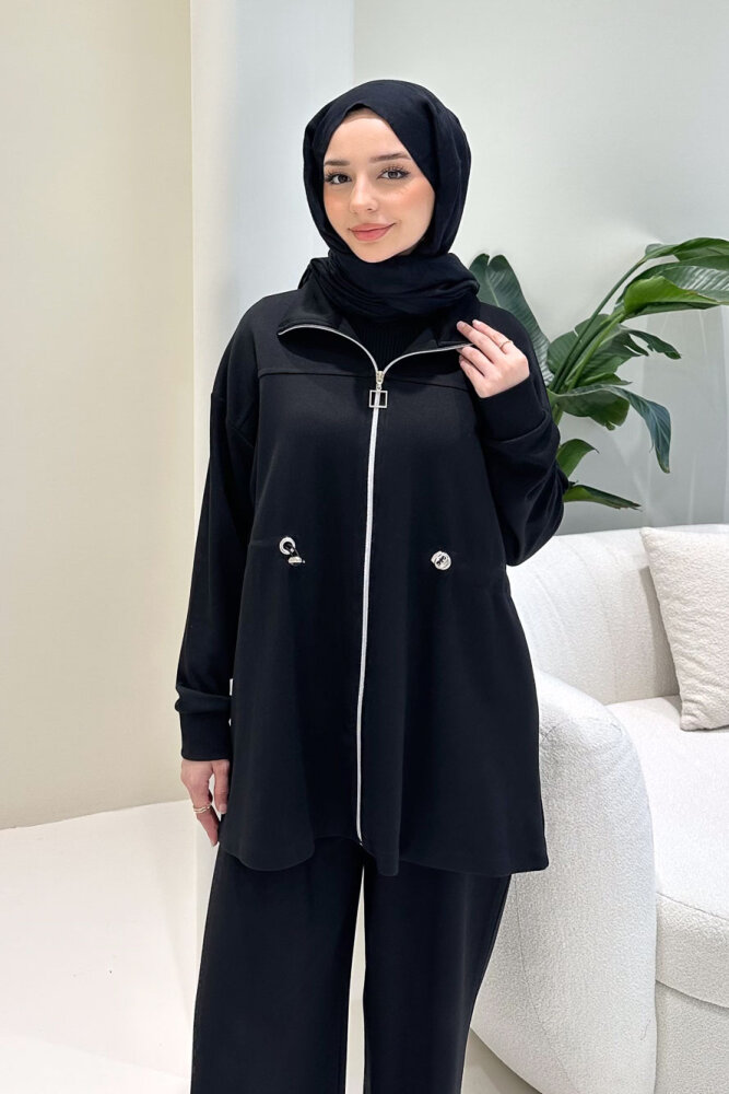 Renata Pantolon Takım - Siyah - 7