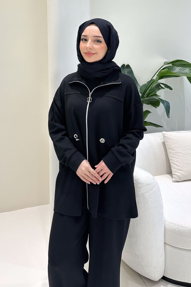 Renata Pantolon Takım - Siyah - QUB (4)