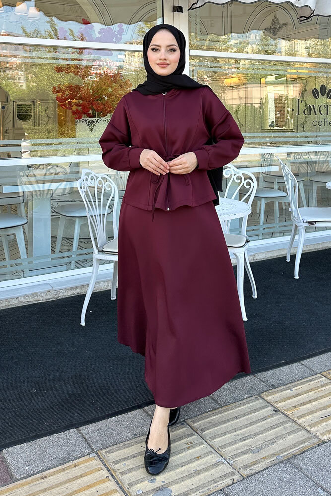 Scuba Etekli Takım - Bordo - LİNE (5)