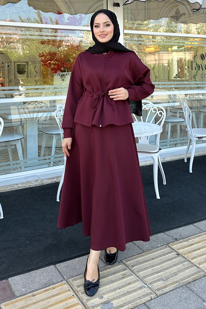 Scuba Etekli Takım - Bordo - LİNE (3)