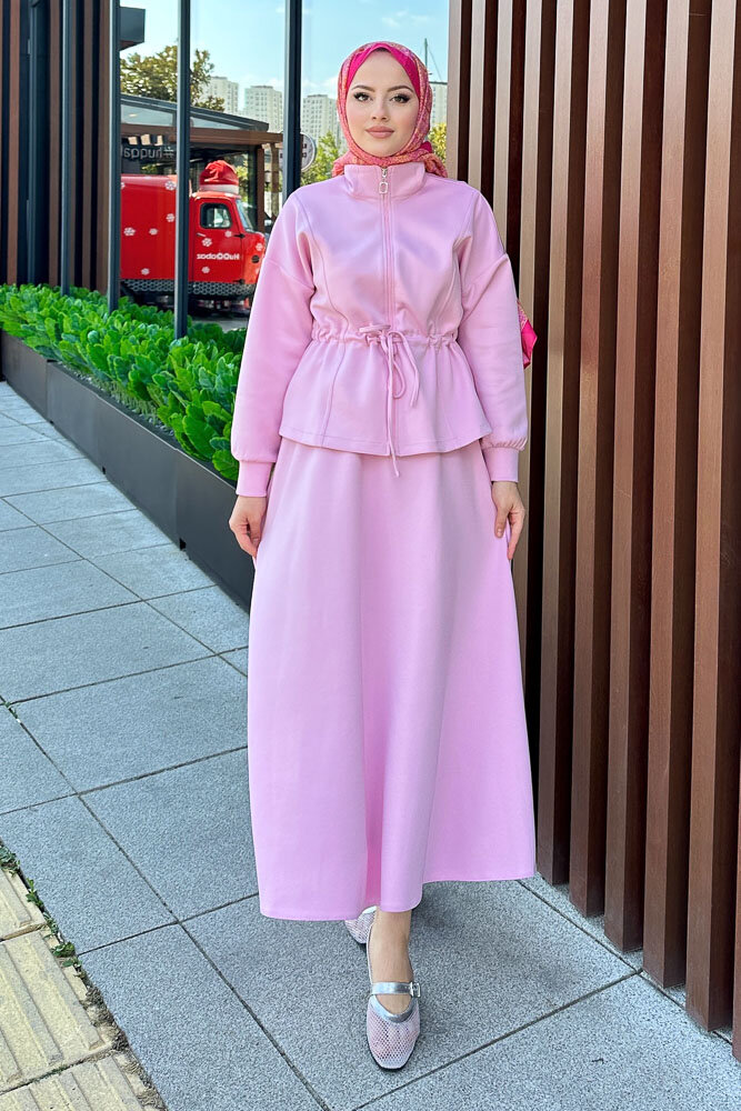 Scuba Etekli Takım - Pembe - 1