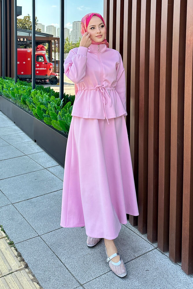 Scuba Etekli Takım - Pembe - 6