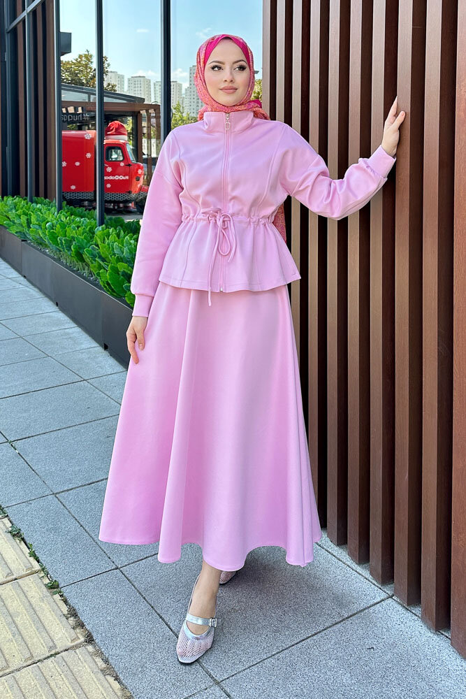 Scuba Etekli Takım - Pembe - 4