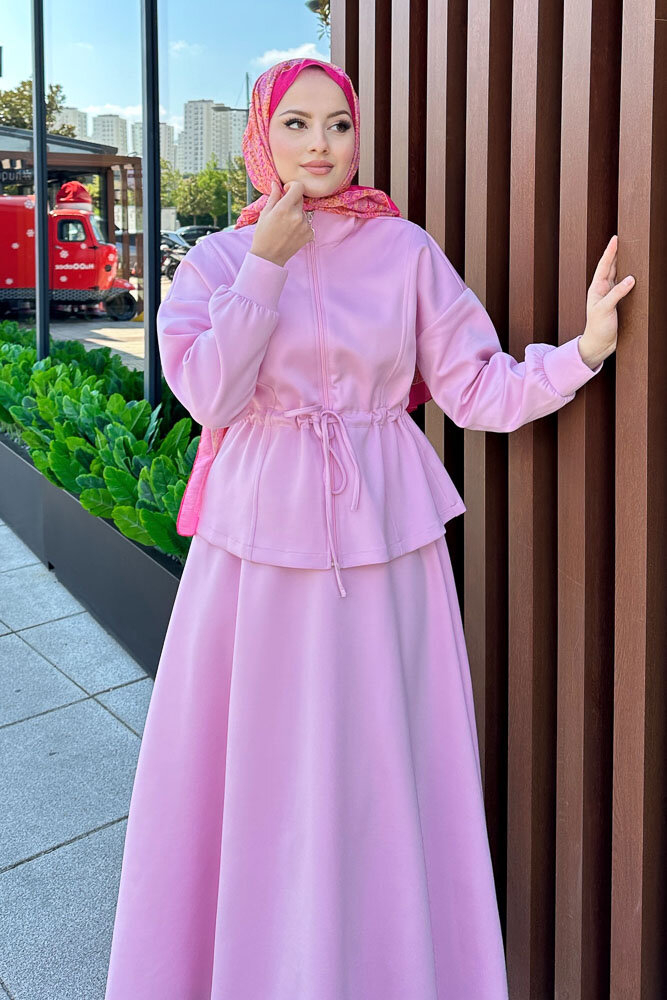 Scuba Etekli Takım - Pembe - 5