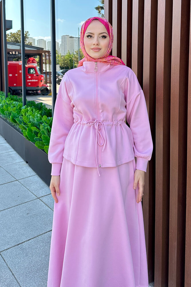 Scuba Etekli Takım - Pembe - 2
