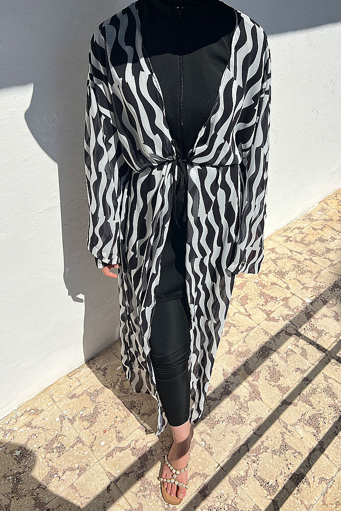 Şifon Pareo - Zebra - QUB (2)