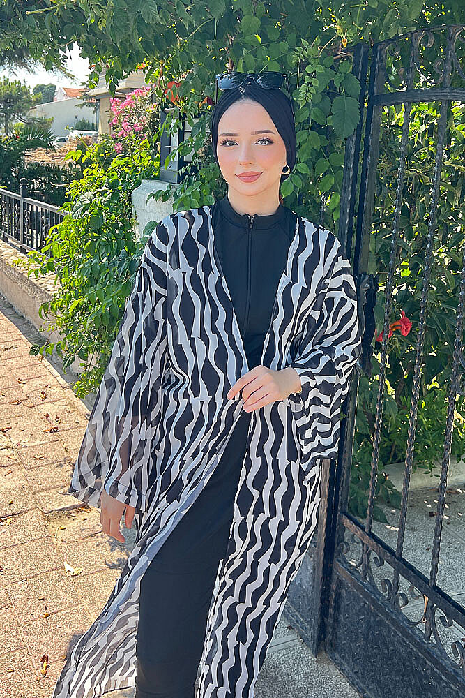 Şifon Pareo - Zebra - QUB (5)