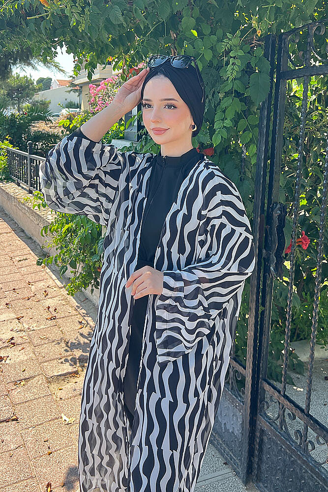 Şifon Pareo - Zebra - 10