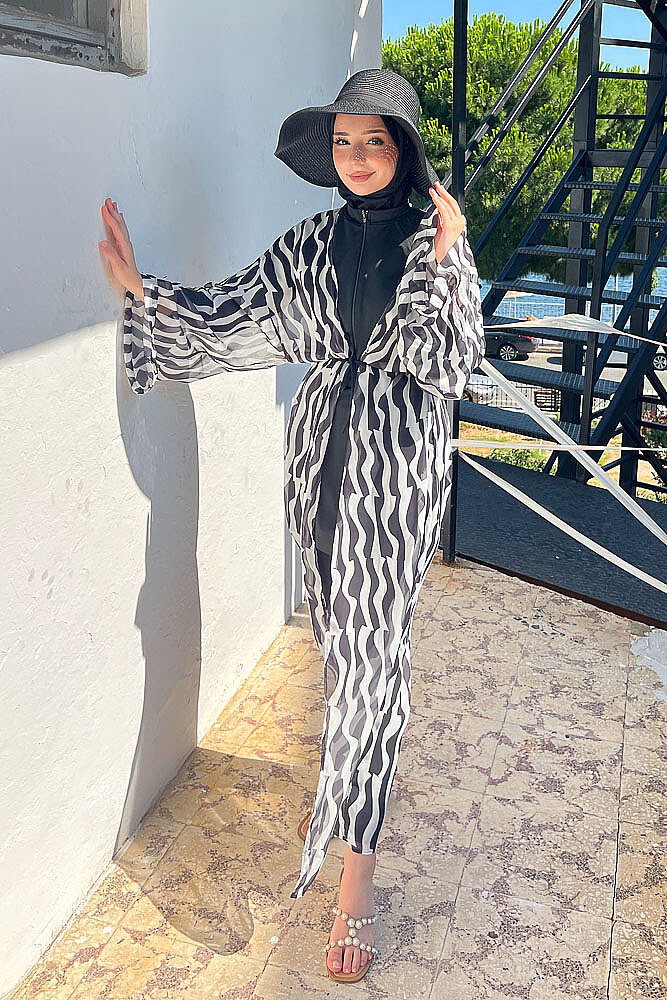 Şifon Pareo - Zebra - 4