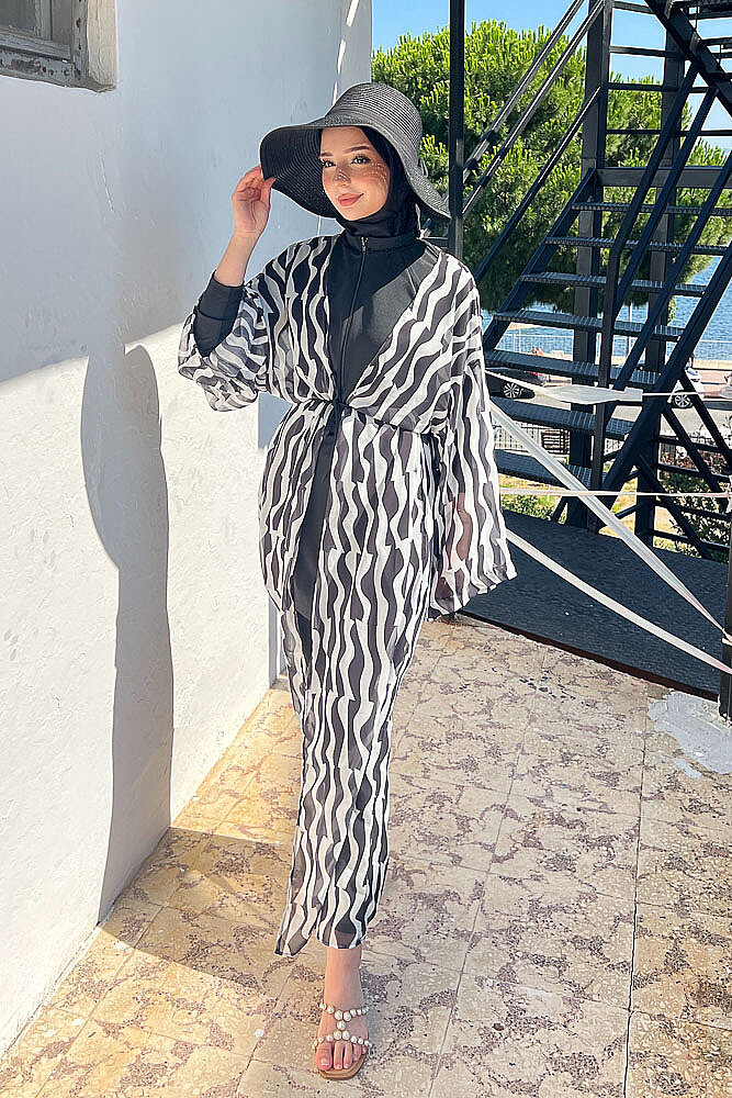 Şifon Pareo - Zebra - 7