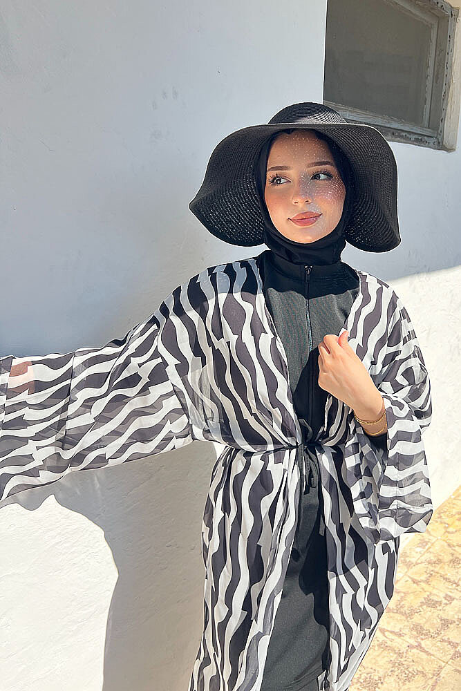 Şifon Pareo - Zebra - 9