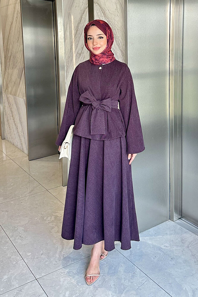 Snow Princess Takım - Mürdüm - 4