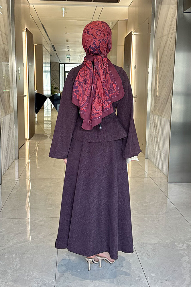 Snow Princess Takım - Mürdüm - 8