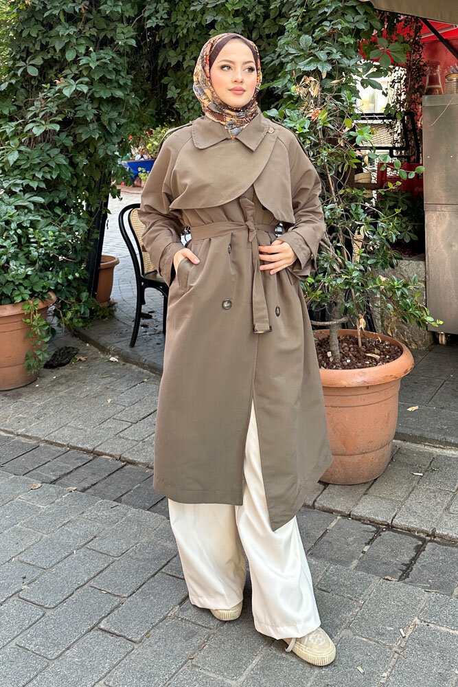 Solé Trençkot - Haki - HENZA (4)