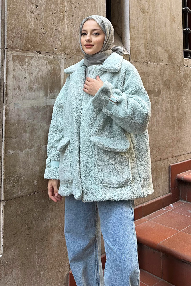 Taylor Peluş Kaban - Mint Yeşili - 7