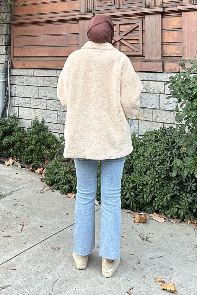 Taylor Peluş Kaban - Taş Rengi - 10