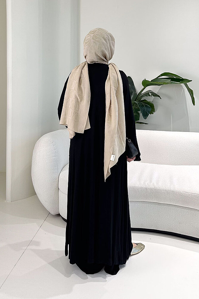 Üçlü Penye Pantolon Takım - Siyah - 8