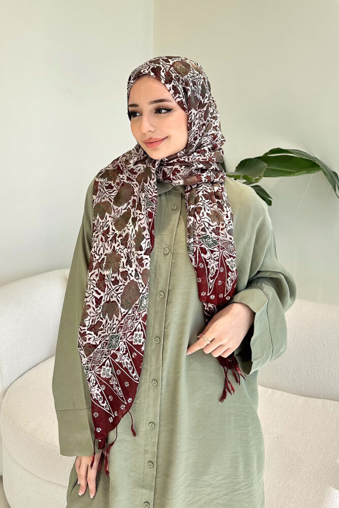 Uzun Tencel Gömlek - Haki - ENMA (2)