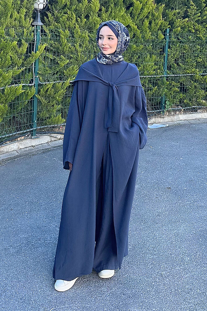 Veloura Signature Tencel Takım - Lacivert - 8