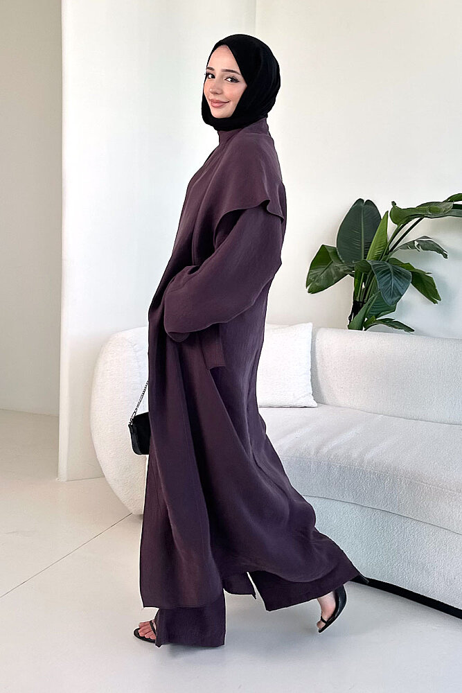 Veloura Signature Tencel Takım - Mürdüm - BELEMİR (0)