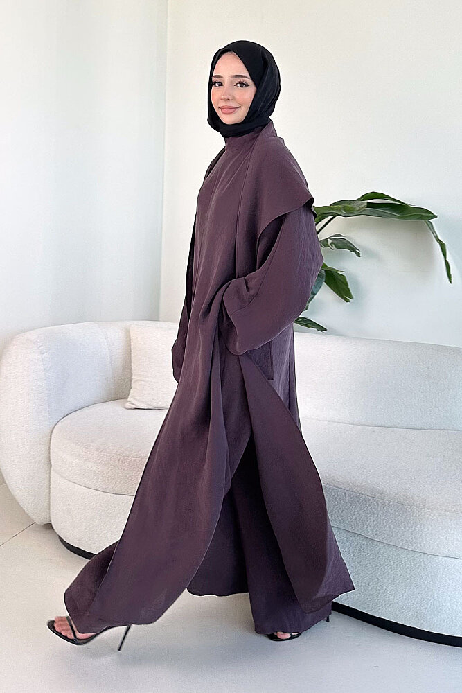 Veloura Signature Tencel Takım - Mürdüm - BELEMİR (4)