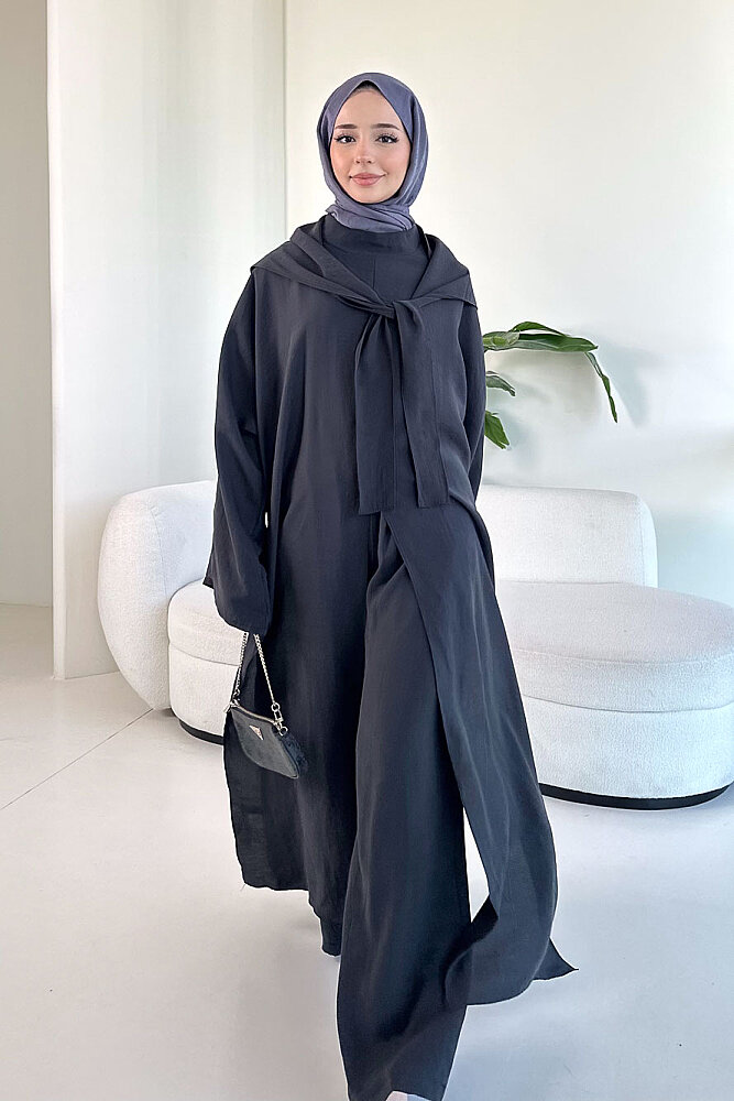 Veloura Signature Tencel Takım - Siyah - BELEMİR (4)