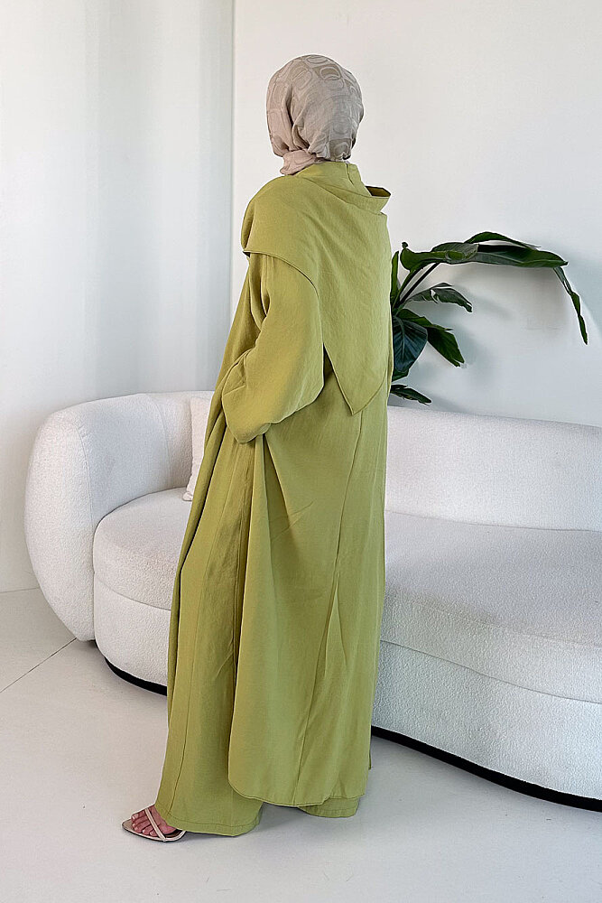 Veloura Signature Tencel Takım - Yağ Yeşili - 7