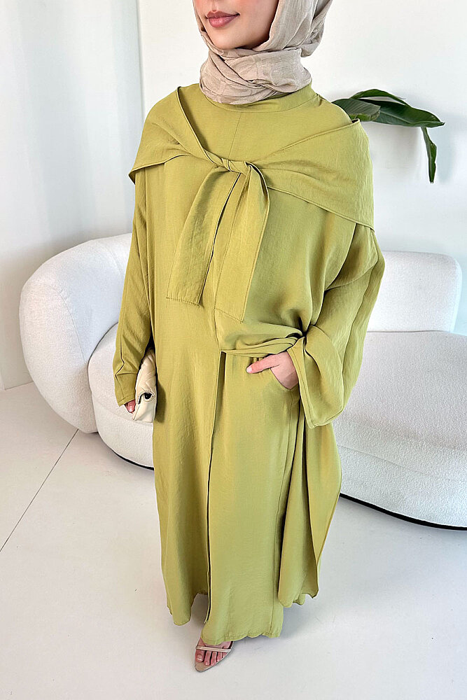 Veloura Signature Tencel Takım - Yağ Yeşili - 6