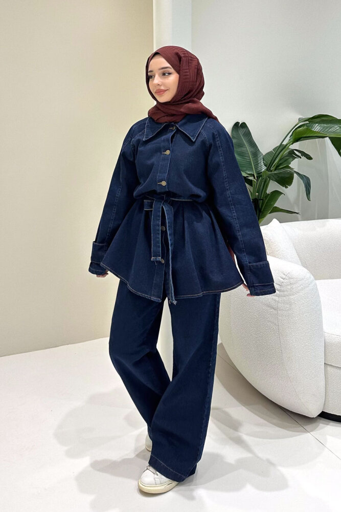 Vesto Kemerli Kot Takım - Lacivert - ENMA (0)