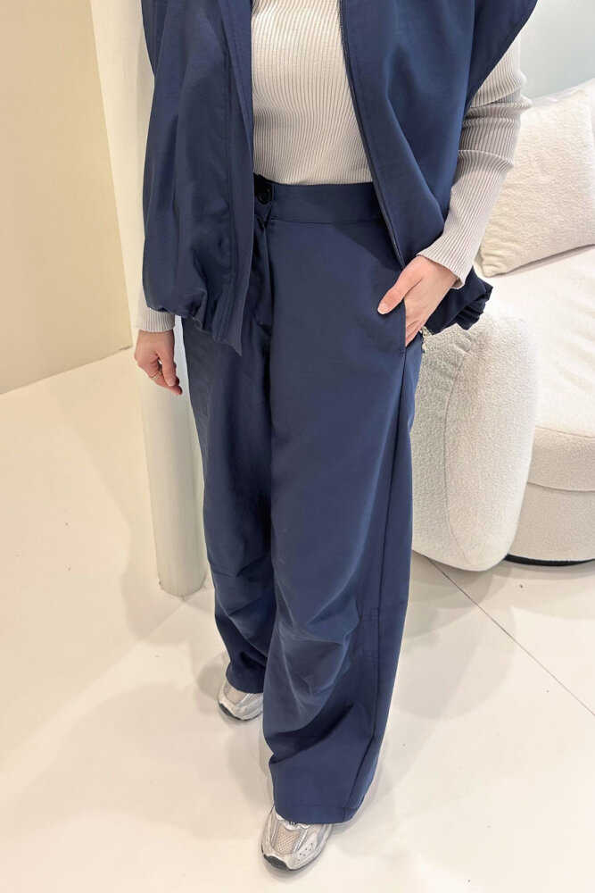 Vionne Yelekli Pantolon Takım - Lacivert - ALLMİSS (5)