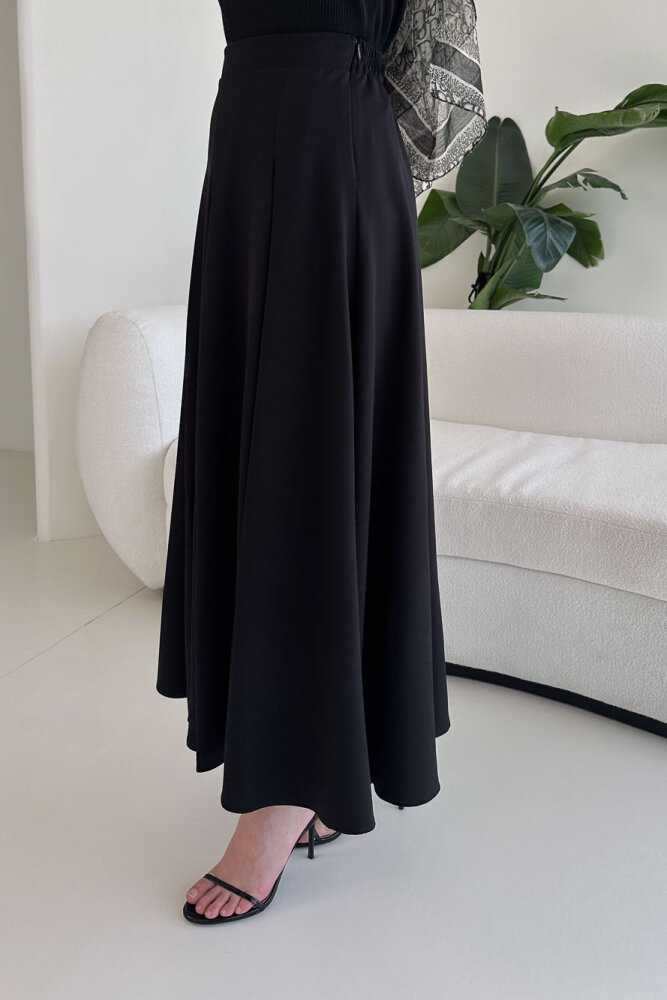 Viviana Ceket Etek Takım - Siyah - 9