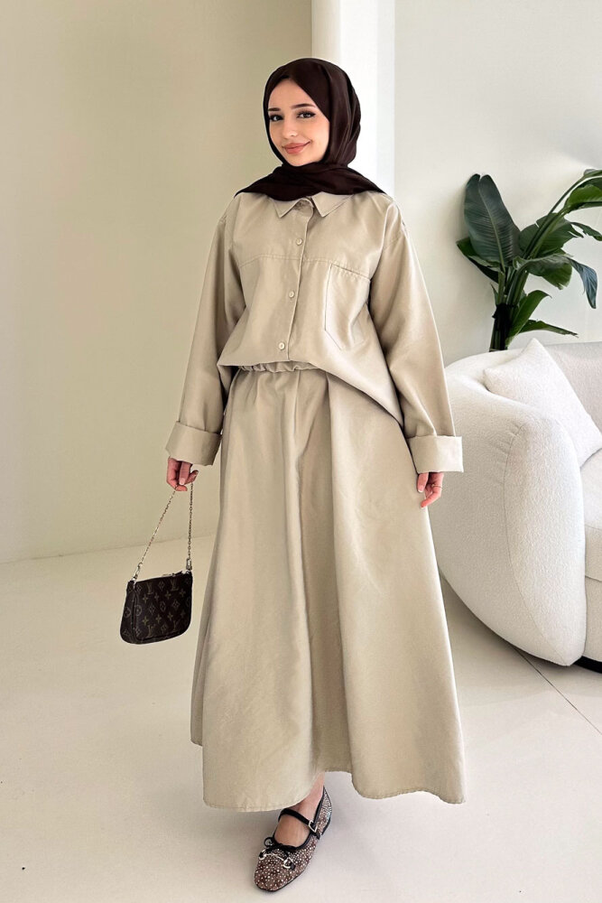 Zafira Etekli Takım - Bej - 4