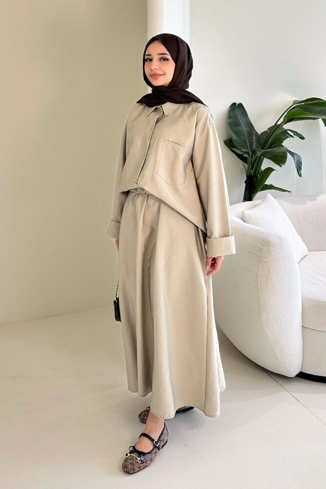 Zafira Etekli Takım - Bej - 8