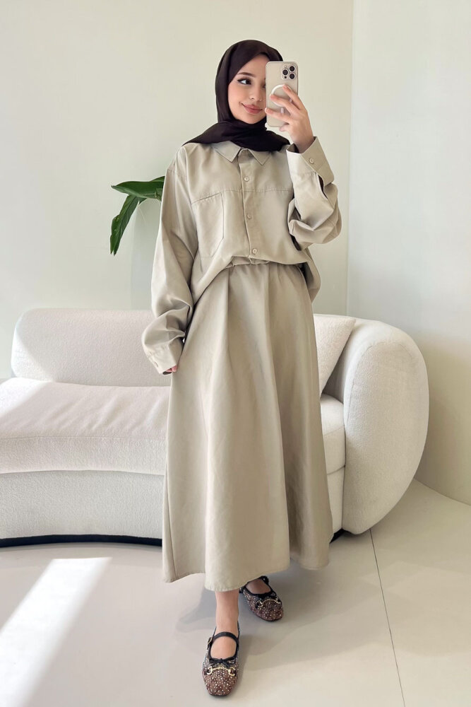 Zafira Etekli Takım - Bej - 1