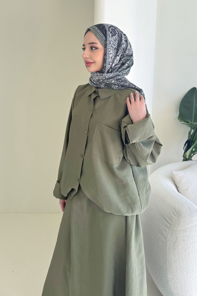 Zafira Etekli Takım - Haki - ALLMİSS (1)