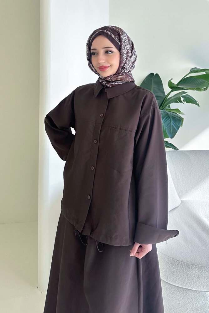 Zafira Etekli Takım - Kahverengi - ALLMİSS (5)