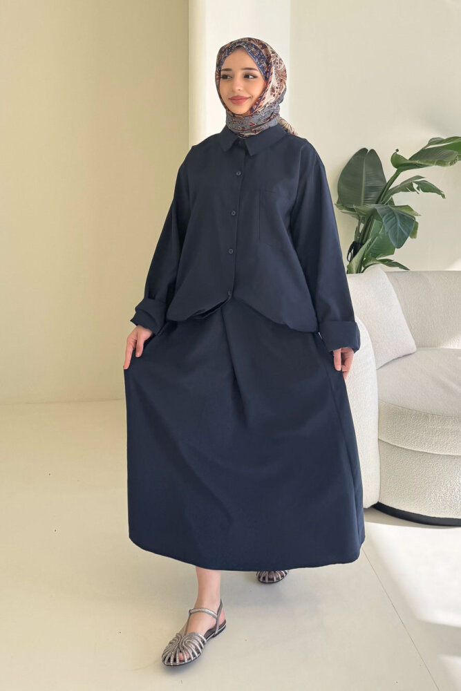 Zafira Etekli Takım - Lacivert - 5