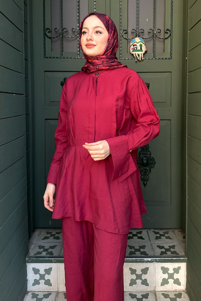 Zappy Belden Dikili Takım - Bordo - 2