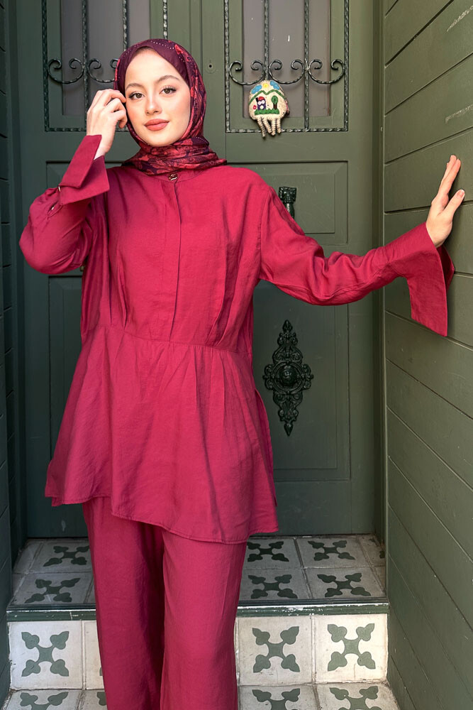 Zappy Belden Dikili Takım - Bordo - 5